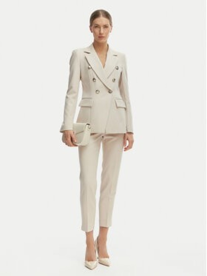 Maryley Spodnie materiałowe 26EB52Z/43LA Beżowy jasny Regular Fit