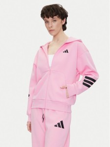 adidas Bluza Future Icons 3-Stripes JE0175 Różowy Regular Fit
