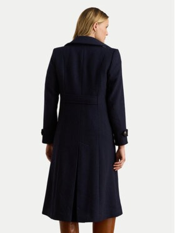 LAUREN RALPH LAUREN Płaszcz wełniany 297P04150002 Granatowy Regular Fit