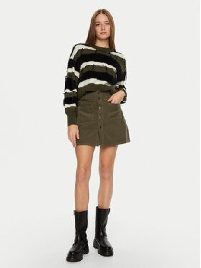 JDY Spódnica trapezowa 15220695 Zielony Regular Fit