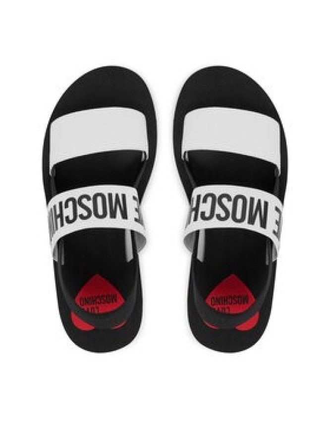 LOVE MOSCHINO Sandały JA16033G0MJN410A Biały