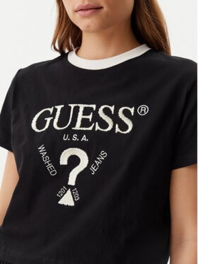 Guess T-Shirt V5GI18 I3Z14 Czarny Regular Fit