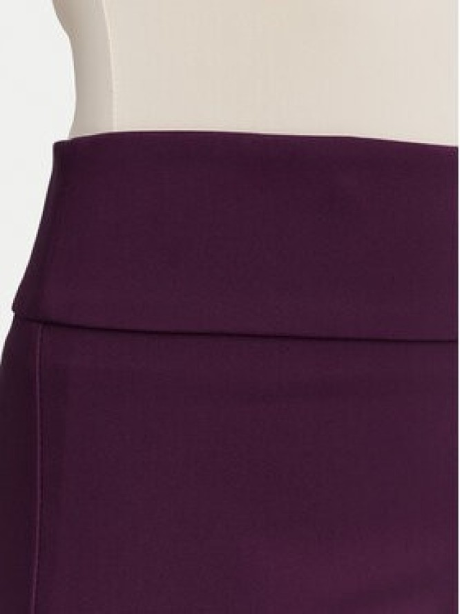Rinascimento Spodnie materiałowe CFC0130140003 Bordowy Flare Fit