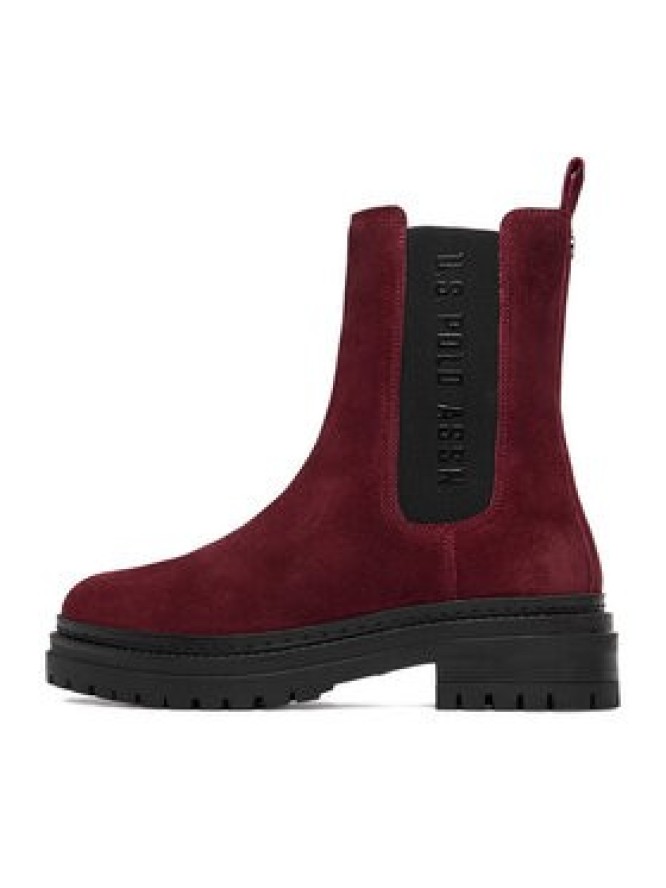 U.S. Polo Assn. Sztyblety CEO-VIZAG001W/ELE1 Bordowy