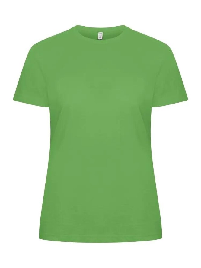 clique Classic OC-T Women koszulka z organicznej bawełny – apple green