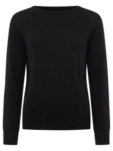 Zwillingsherz Kaszmirowy sweter w kolorze czarnym rozmiar: S