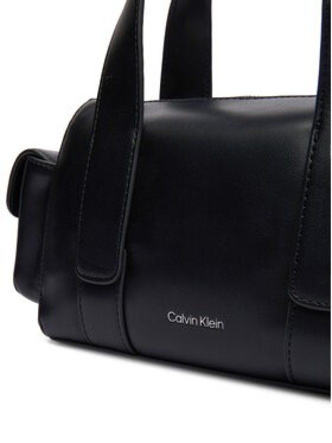 Calvin Klein Torebka Webbing Strap Pocket Bag LV04F3291G Czarny