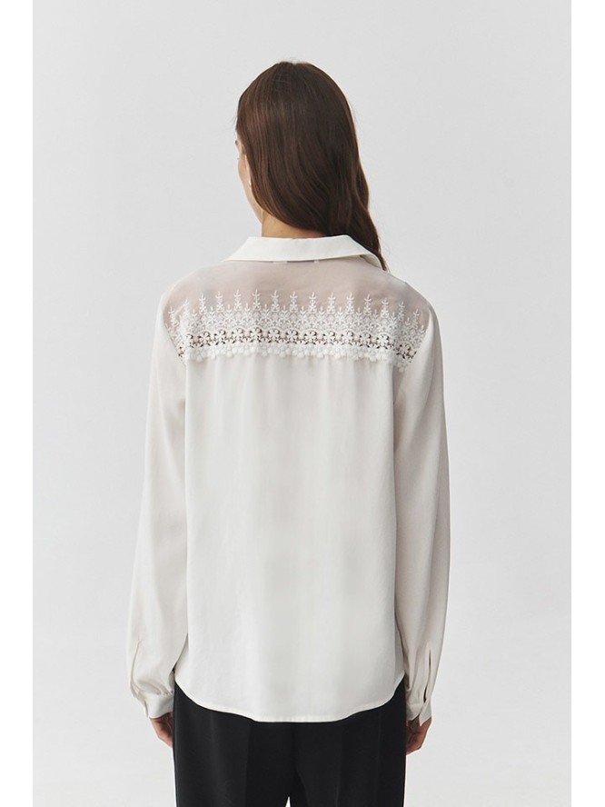 TATUUM Koszula w kolorze białym rozmiar: 34