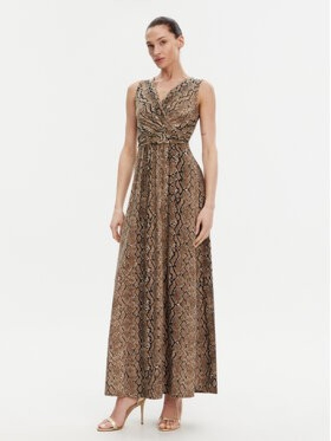 Morgan Sukienka wieczorowa 251-RCOBRA Brązowy Regular Fit