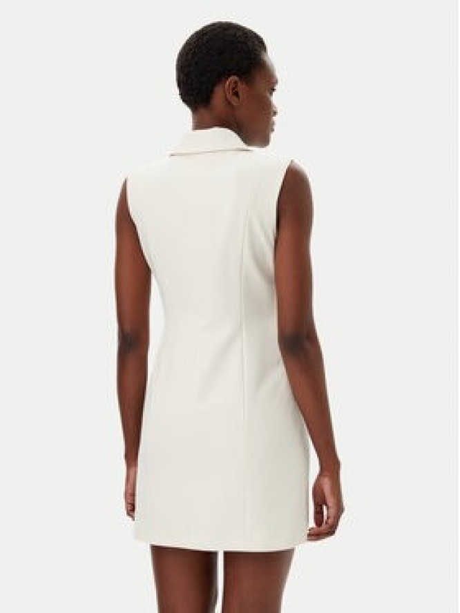 Gaudi Sukienka koktajlowa 511FD15033 Écru Regular Fit