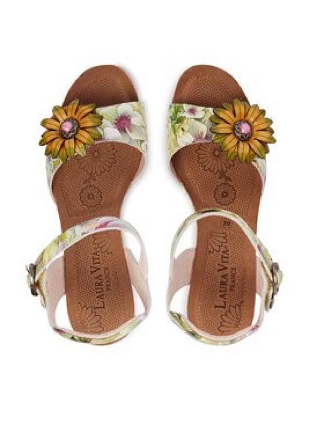 Laura Vita Sandały Facyo 75 Zielony