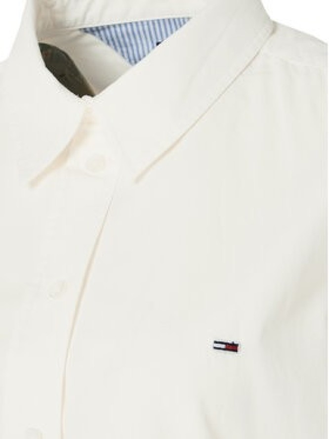 Tommy Jeans Koszula DW0DW19354 Biały Relaxed Fit