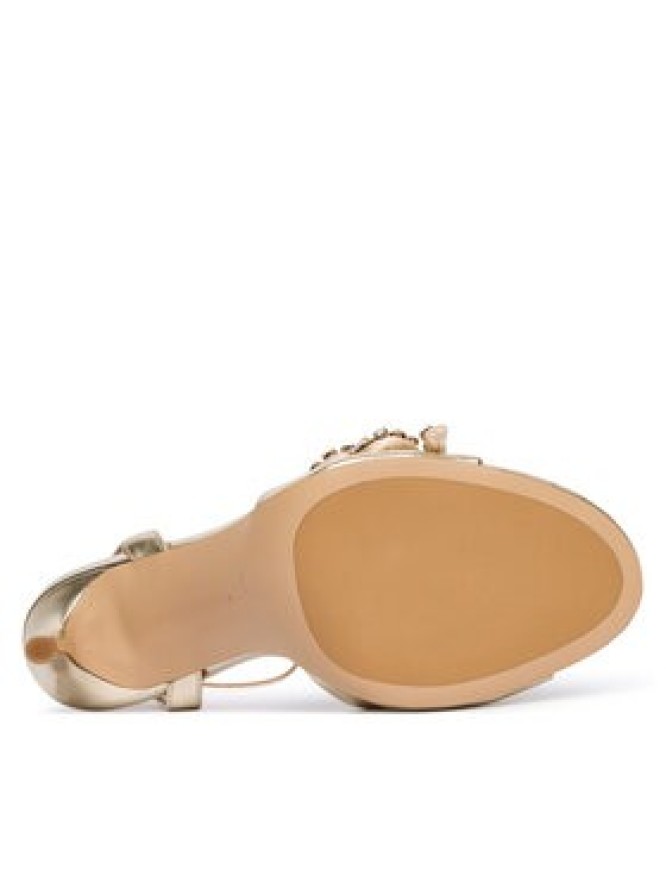 Guess Sandały FLFCR2 LEA03 Złoty