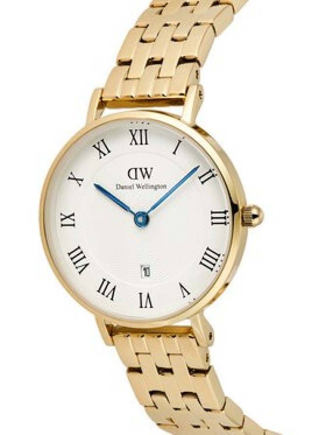 Daniel Wellington Zegarek Petite Roman Numerals DW00100857 Złoty