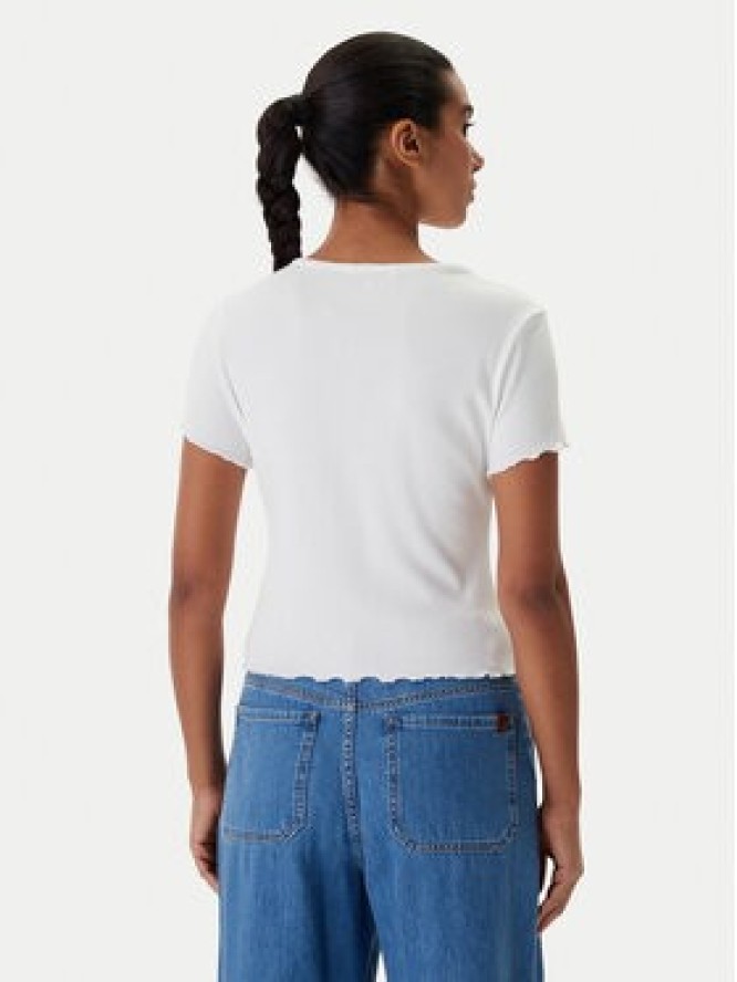 Tommy Jeans Bluzka DW0DW20377 Biały Slim Fit