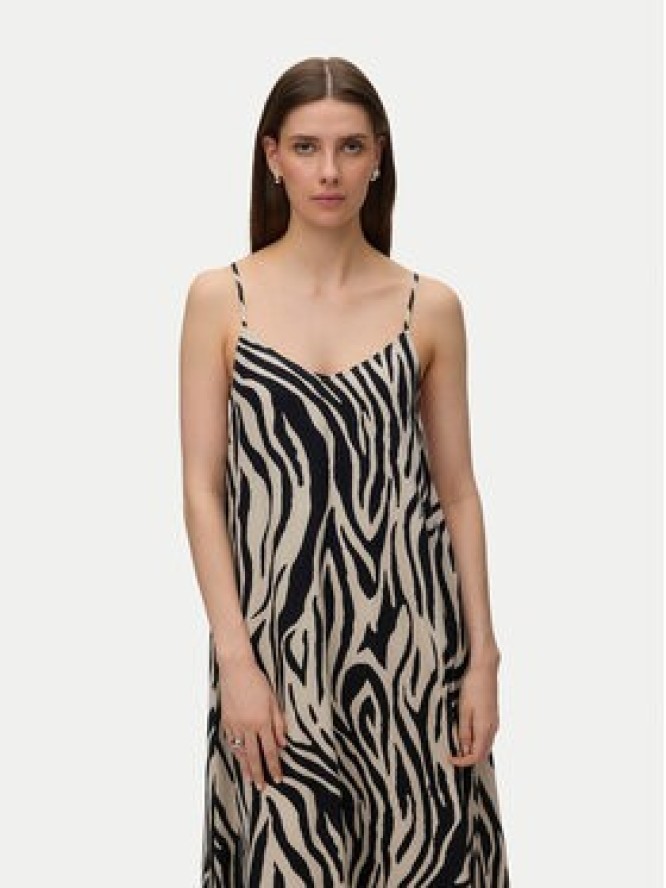 Vero Moda Sukienka letnia Emilo 10340519 Beżowy Loose Fit