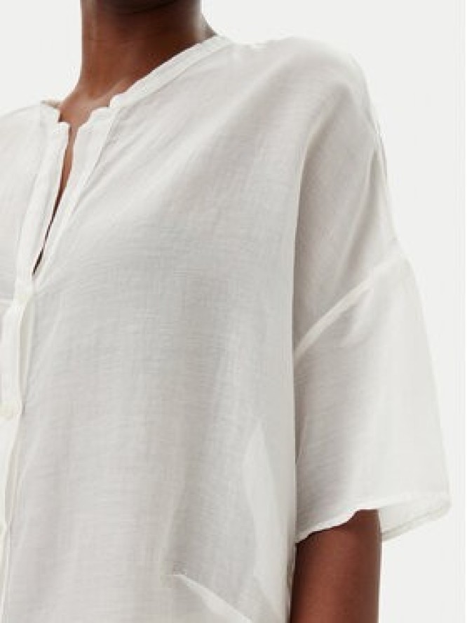 ViCOLO Koszula TD0648 Biały Loose Fit