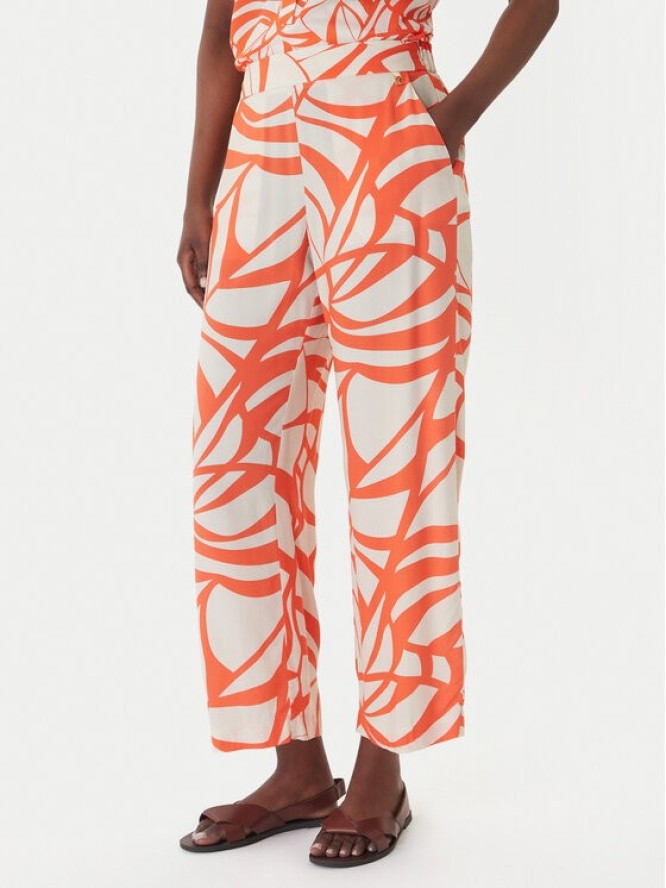 LOLA CASADEMUNT Spodnie materiałowe LS2614040 Pomarańczowy Regular Fit