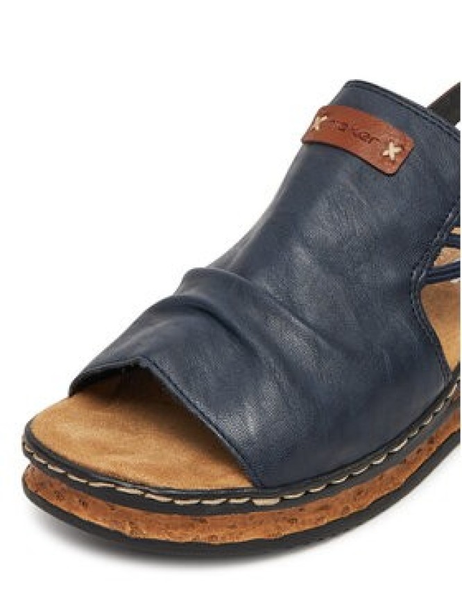 Rieker Sandały CEO-62962-14 Granatowy