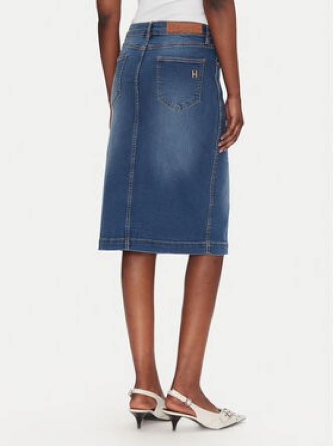 Silvian Heach Spódnica jeansowa Quofoy GPP25403LO Granatowy Regular Fit