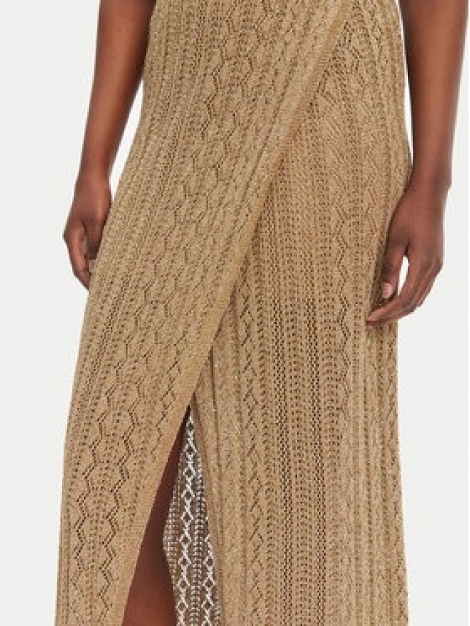 TWINSET Spódnica midi 251TT3192 Beżowy Slim Fit