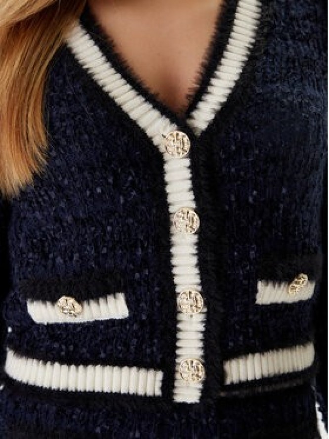 Guess Kardigan W5BR0E Z4090 Granatowy Slim Fit