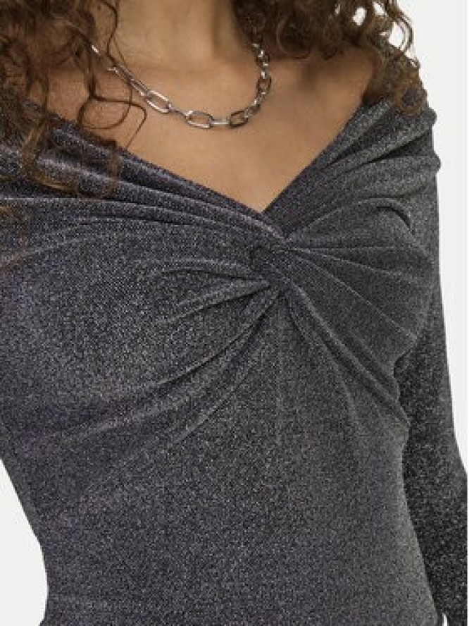 ONLY Bluzka Queen 15331413 Szary Slim Fit