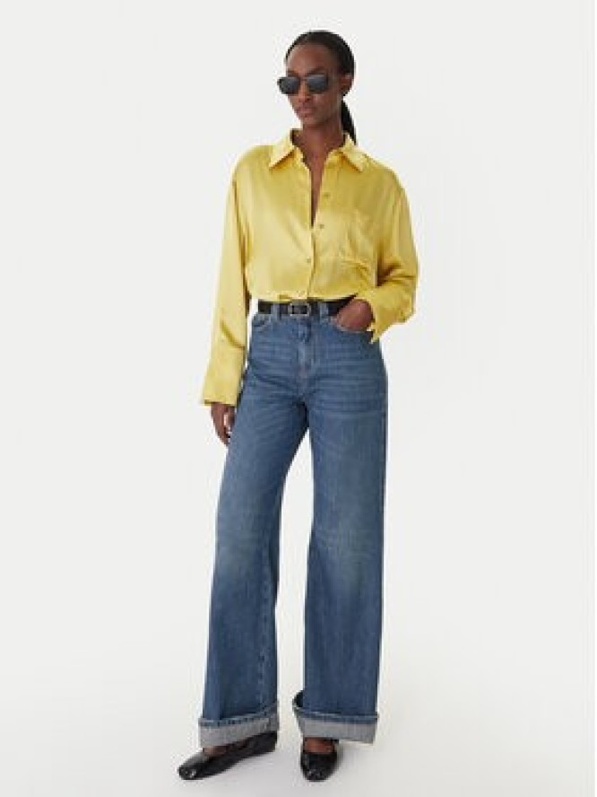 MAX&Co. Koszula Angri 2616111061200 Żółty Regular Fit