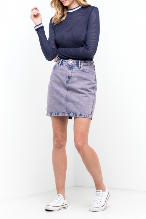 LEE SKIRT DAMSKA SPÓDNICA JEANSOWA JEANS L38JRDDD 112108230