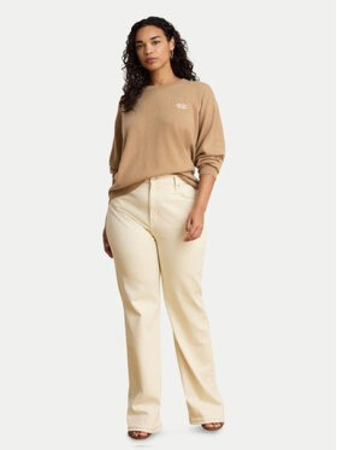 LAUREN RALPH LAUREN Sweter 200P03371500 Beżowy ciemny Relaxed Fit