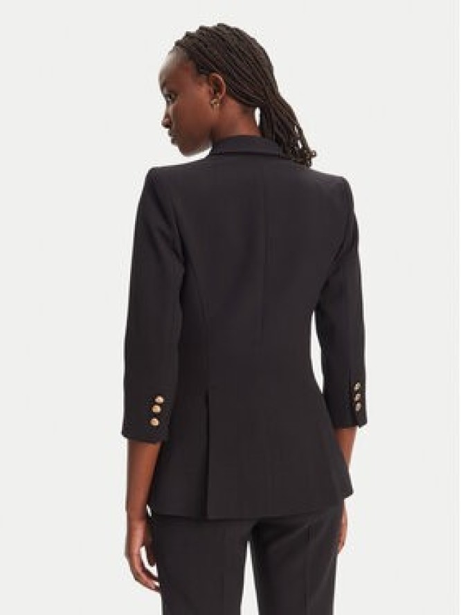 Elisabetta Franchi Marynarka GI-164-52E2-V640 Czarny Regular Fit