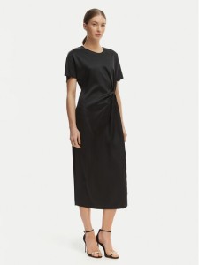 Rinascimento Sukienka koktajlowa CFC0127457003 Czarny Regular Fit