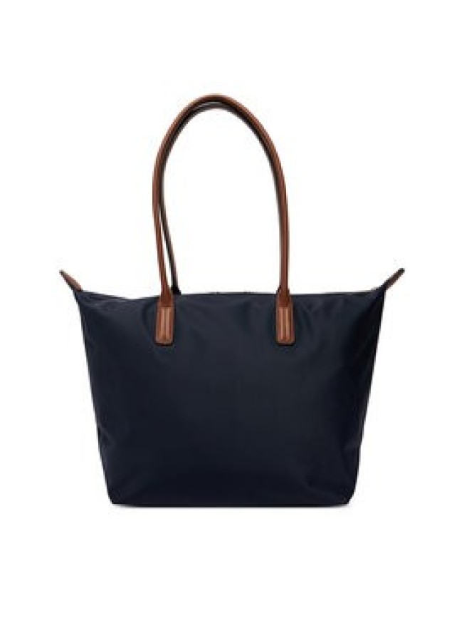 Tommy Hilfiger Torebka Popette Tote Corp AW0AW17706 Granatowy