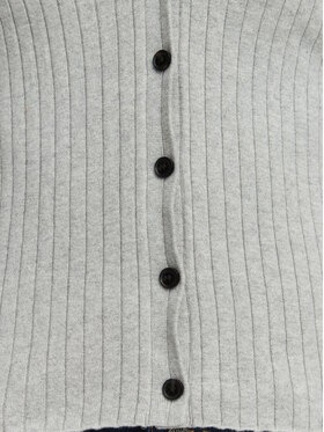 Calvin Klein Jeans Kardigan LV047G339G Szary jasny Slim Fit