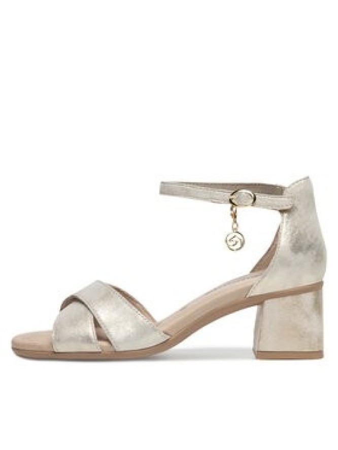 Remonte Sandały D1K50-90 Złoty