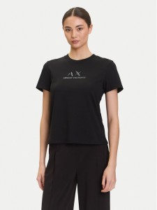 Armani Exchange T-Shirt XW001345 AF16356 UC001 Czarny Regular Fit