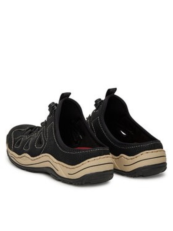 Rieker Klapki L0567-00 Czarny