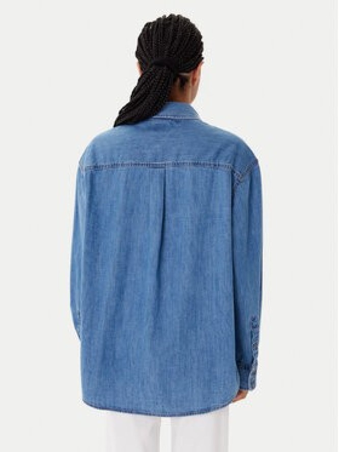 Tommy Jeans Koszula jeansowa DW0DW21073 Niebieski Relaxed Fit
