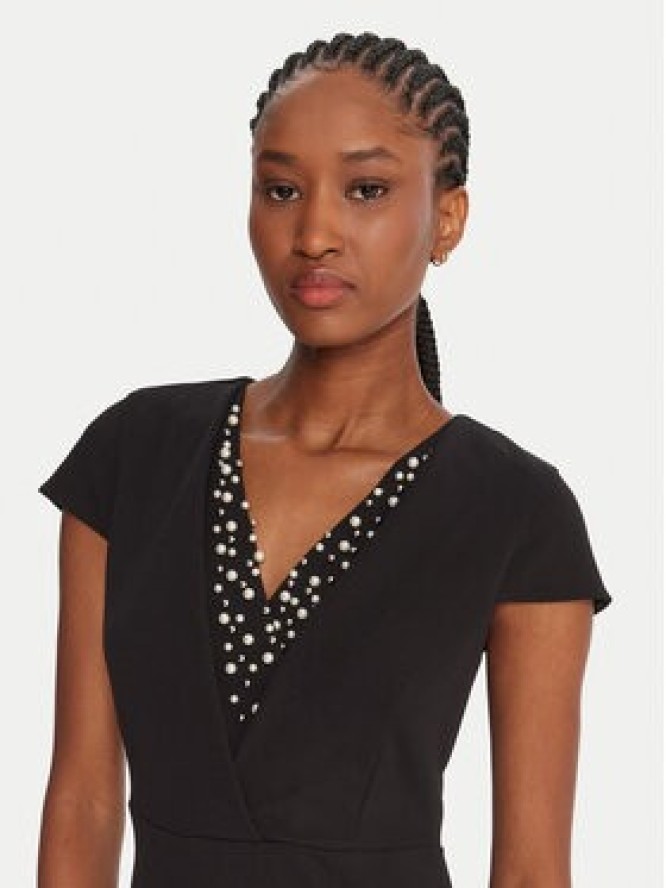 Rinascimento Sukienka koktajlowa CFC0125515003 Czarny Slim Fit