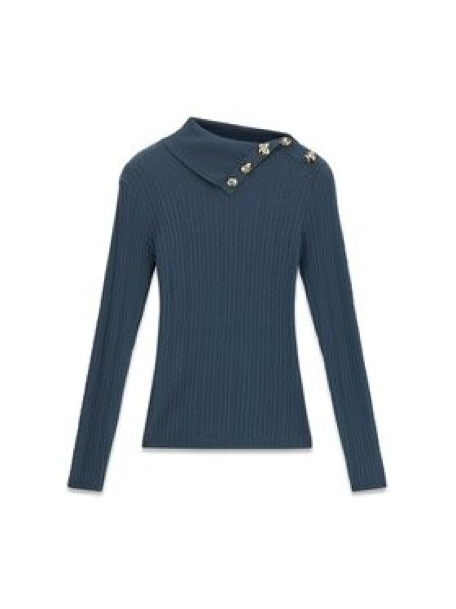 Guess Sweter W6RR07 Z2YK2 Niebieski Regular Fit