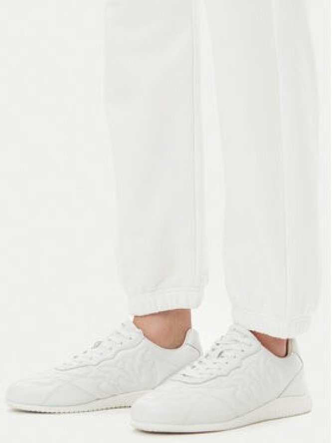 PINKO Spodnie dresowe Plumcake 104790 A2G8 Biały Regular Fit