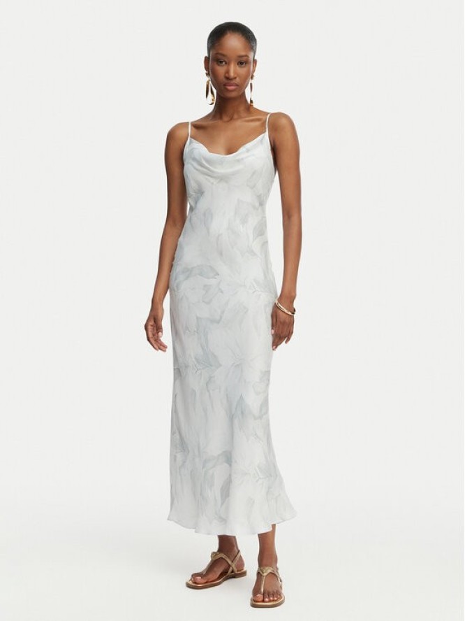 Guess Sukienka koktajlowa W6GK94 W2266 Niebieski jasny Slim Fit