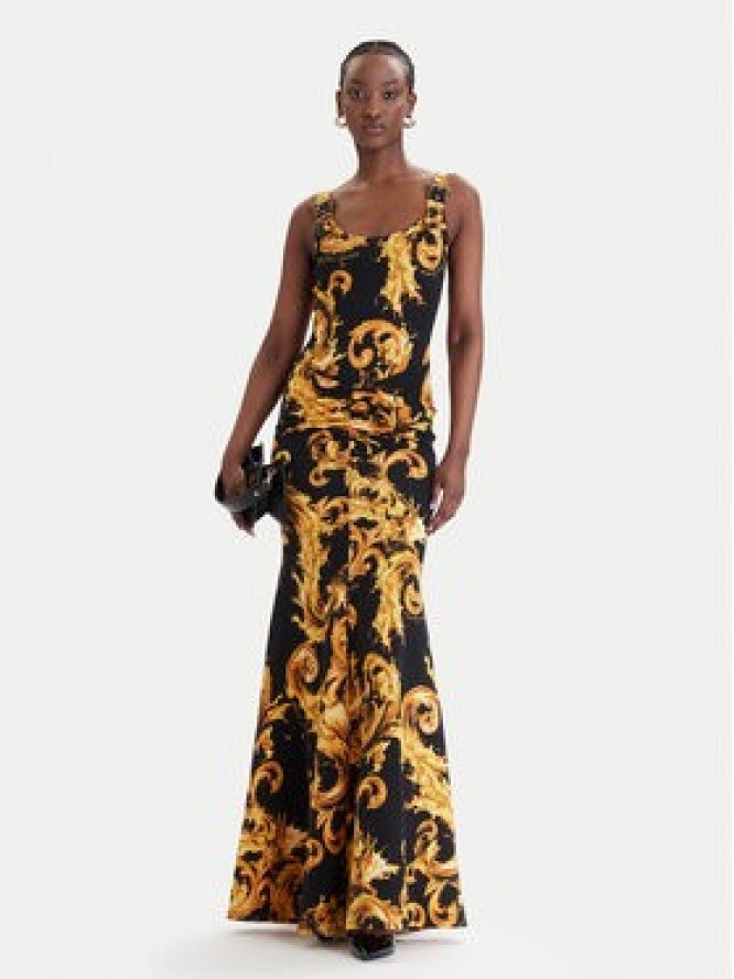 Versace Jeans Couture Sukienka codzienna 80HAO970 JS550 Czarny Slim Fit