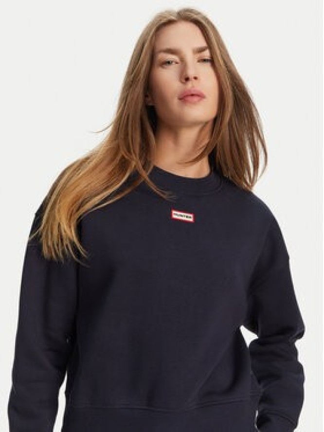 Hunter Bluza Tina HARW0042242 Granatowy Cropped Fit