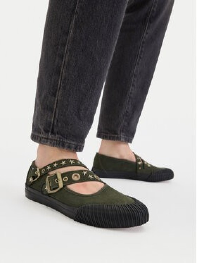 Vans Półbuty Mary Jane Straps VN000D9AOLV1 Zielony