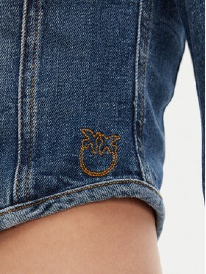 PINKO Kurtka jeansowa 104972 A2I5 Niebieski Regular Fit