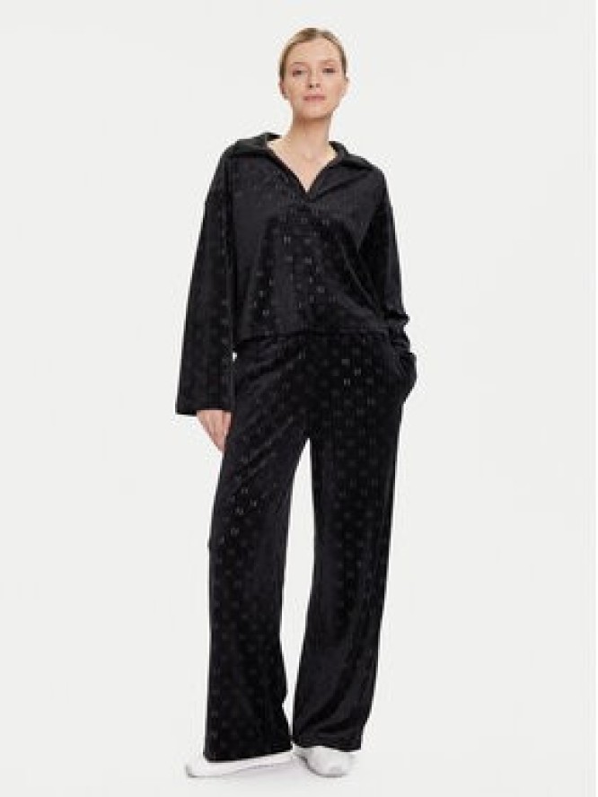 KARL LAGERFELD Bluzka A4W44007 Czarny Regular Fit