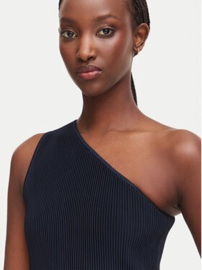 BOSS Sukienka koktajlowa Foki 50562654 Granatowy Regular Fit