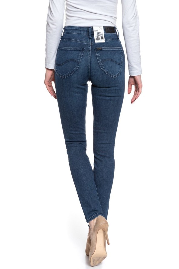 SPODNIE DAMSKIE LEE SCARLETT HIGH SITKA WORN IN L626LSJQ 112114252