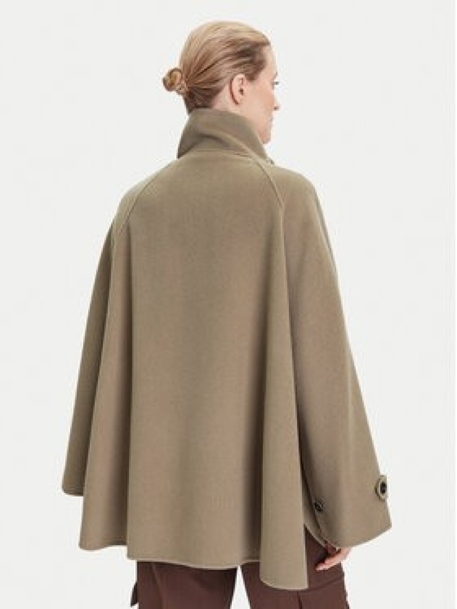 MAX&Co. Płaszcz wełniany Letizia 2526086071200 Zielony Oversize